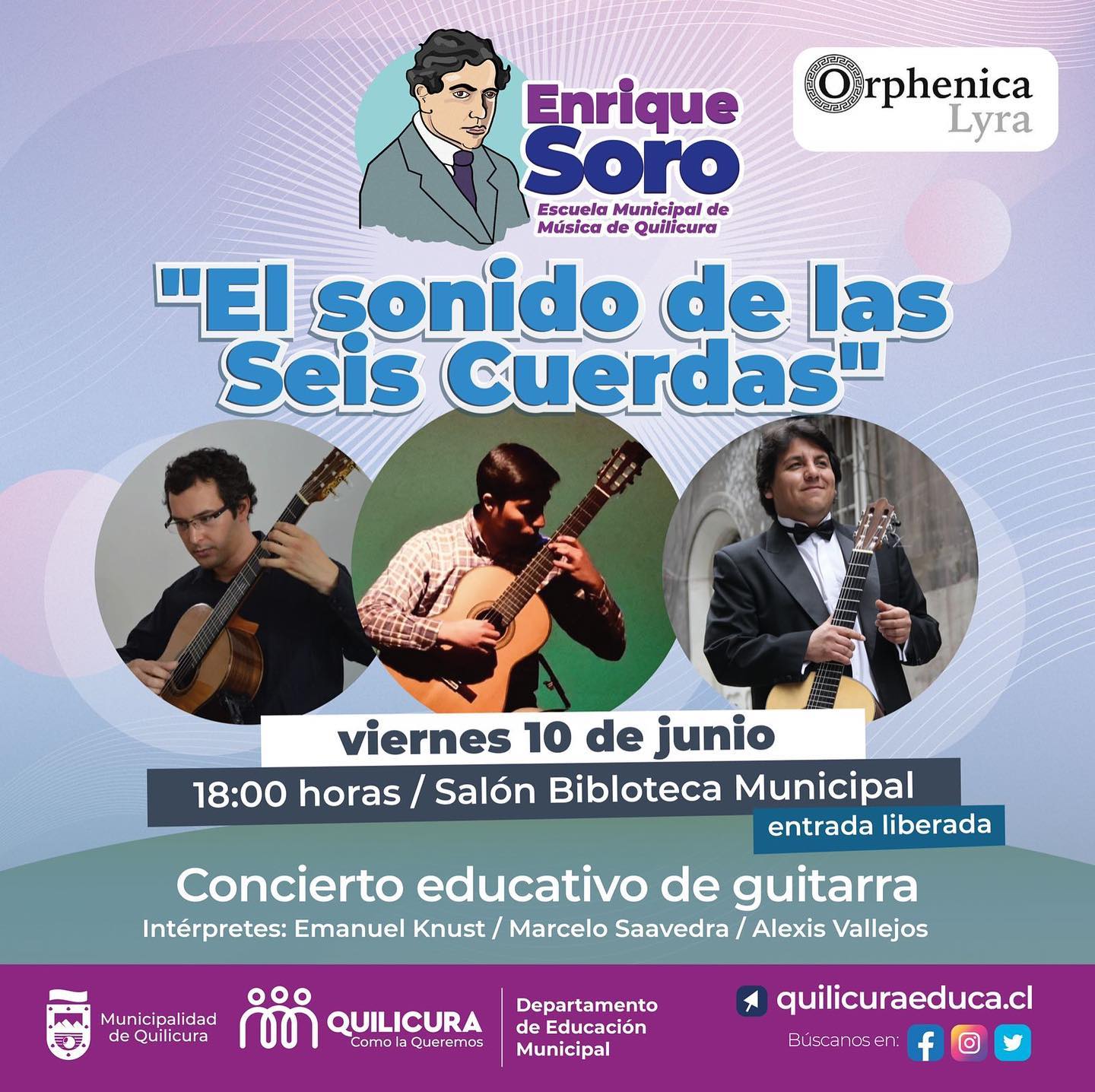 Concierto educativo de guitarra – "El sonido de las Seis Cuerdas"